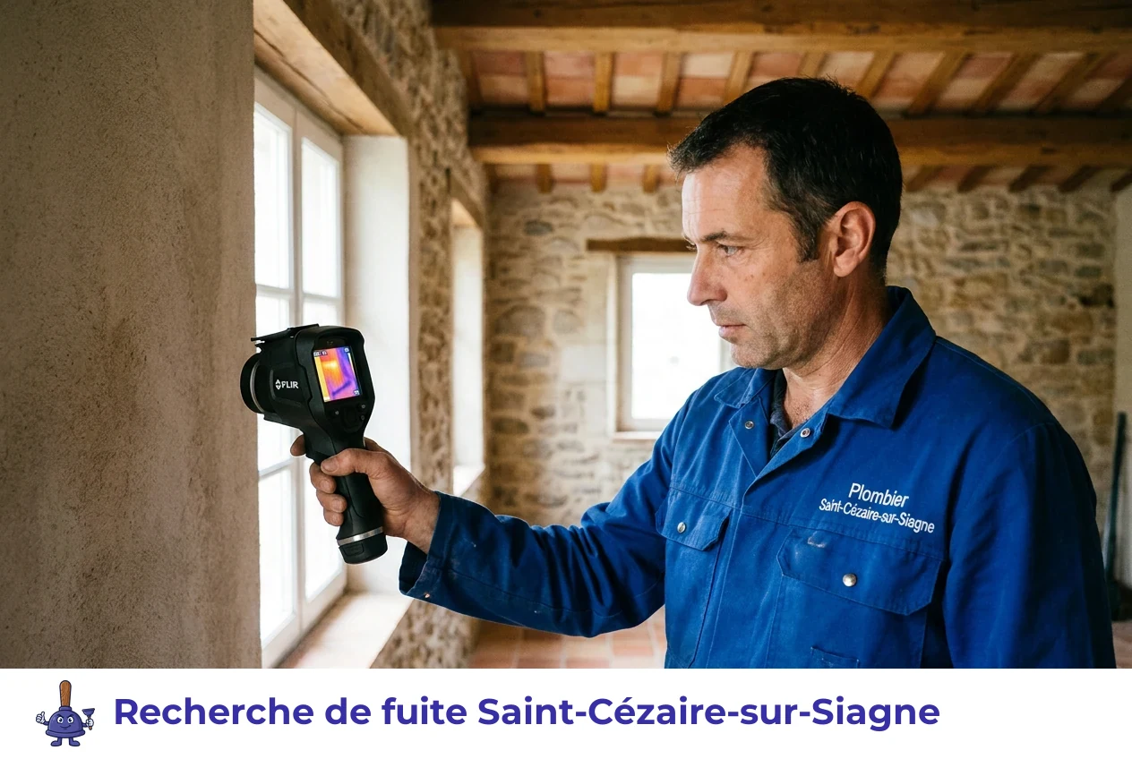 Recherche de fuite à Saint-Cézaire-sur-Siagne