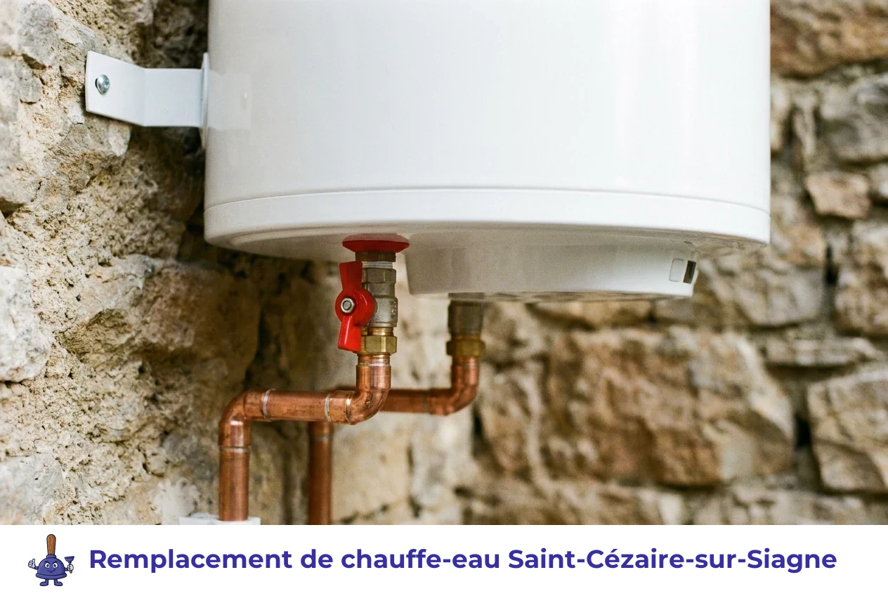 Remplacement de chauffe-eau à Saint-Cézaire-sur-Siagne