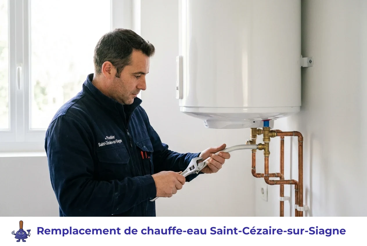 Remplacement de chauffe-eau à Saint-Cézaire-sur-Siagne