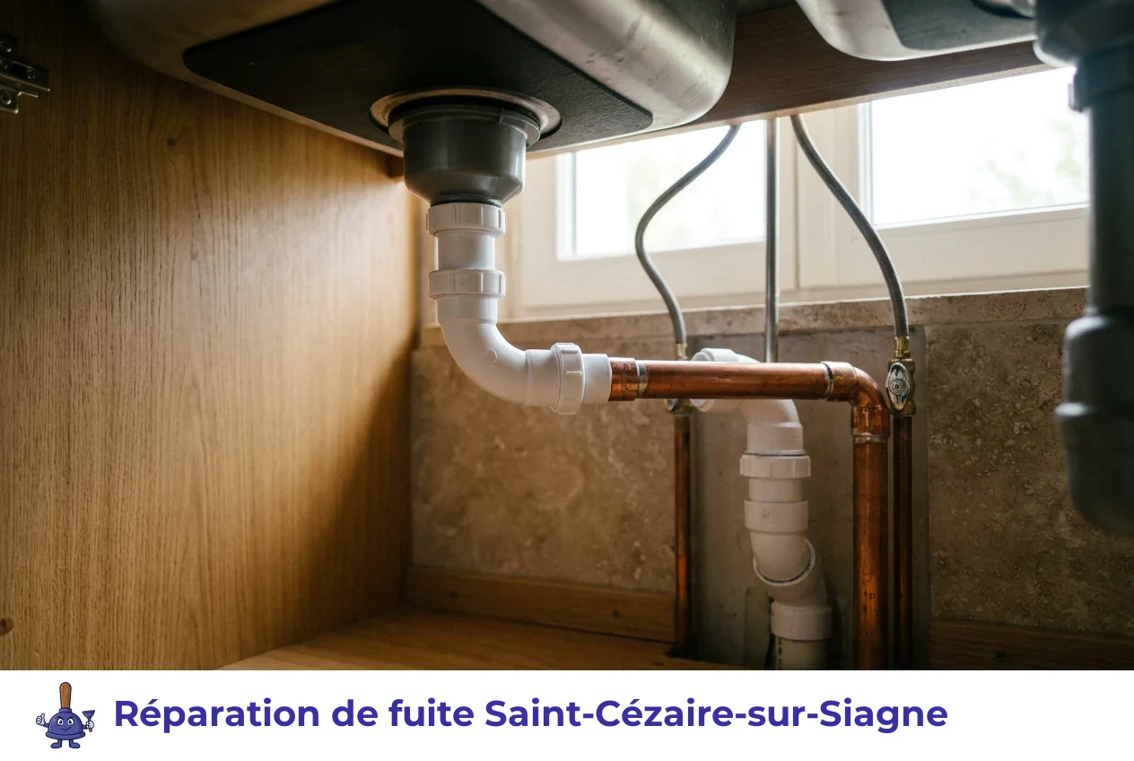 Réparation de fuite à Saint-Cézaire-sur-Siagne