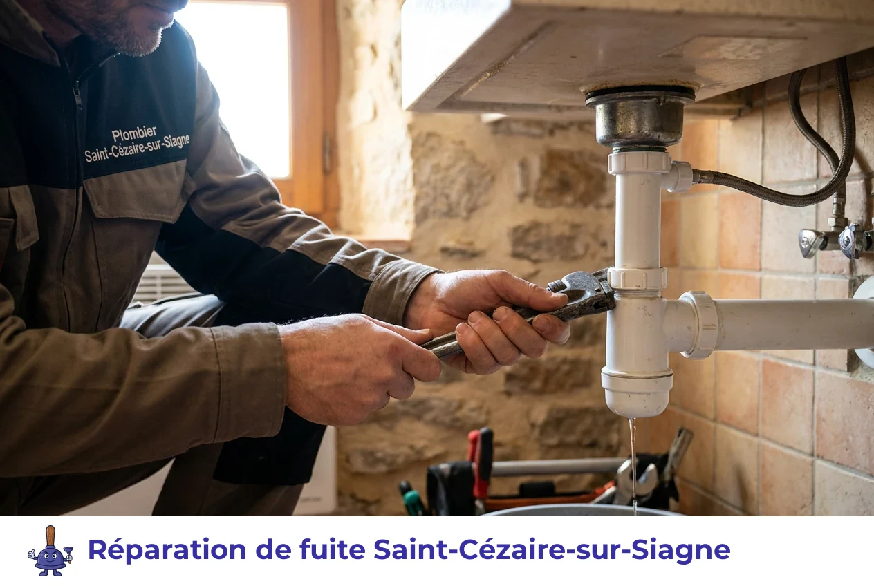 Réparation de fuite à Saint-Cézaire-sur-Siagne